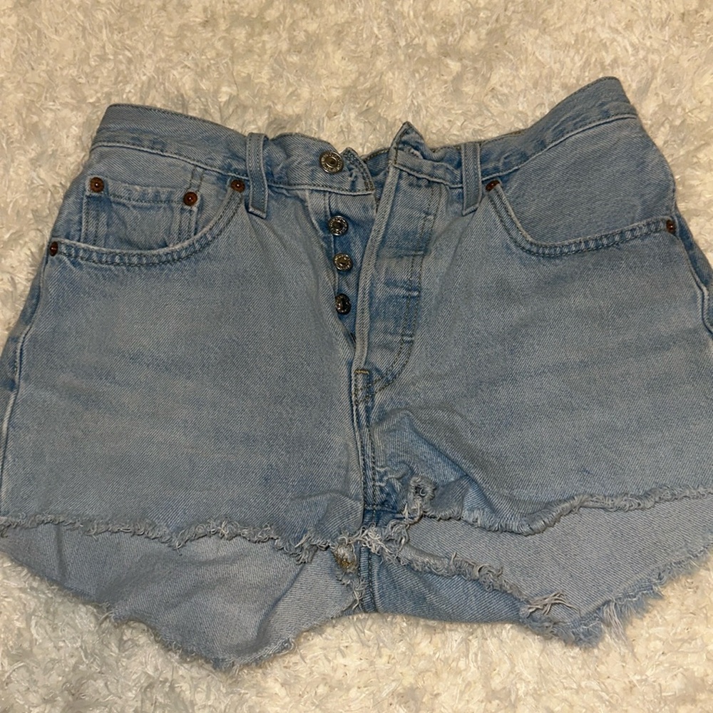 Levi 501 denim shorts